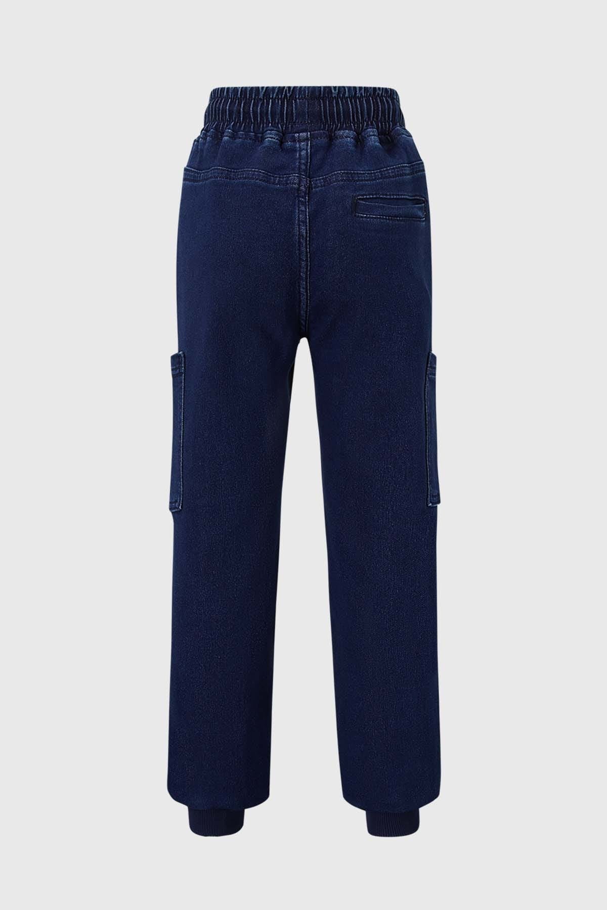 Jeans Niño Cargo Azul