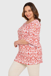 Polera Mujer Corte En Hombros Crudo