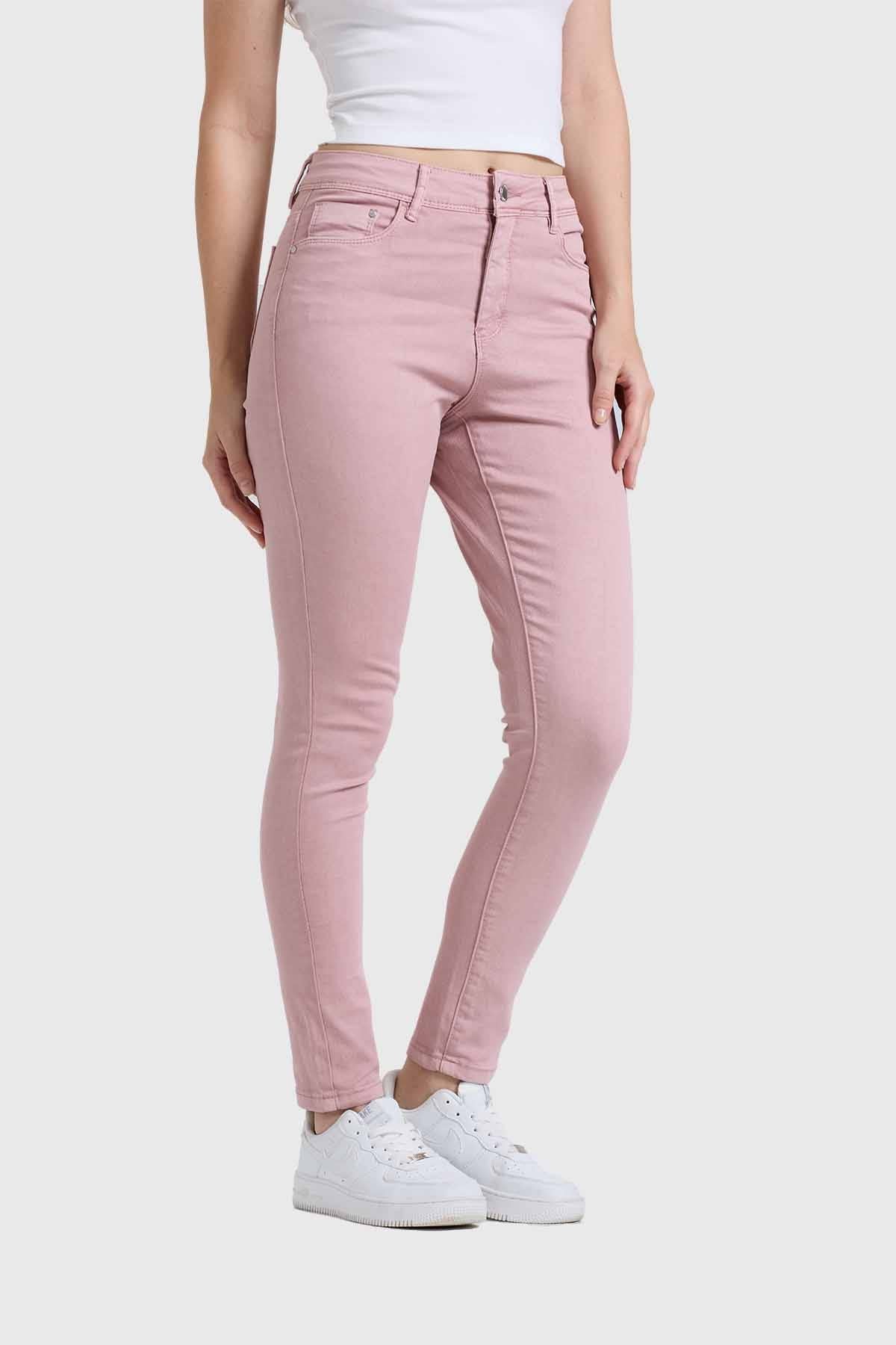 Cómo Combinar Pantalon Rosa Y Blusa Blanca Jeans Rosa Claro
