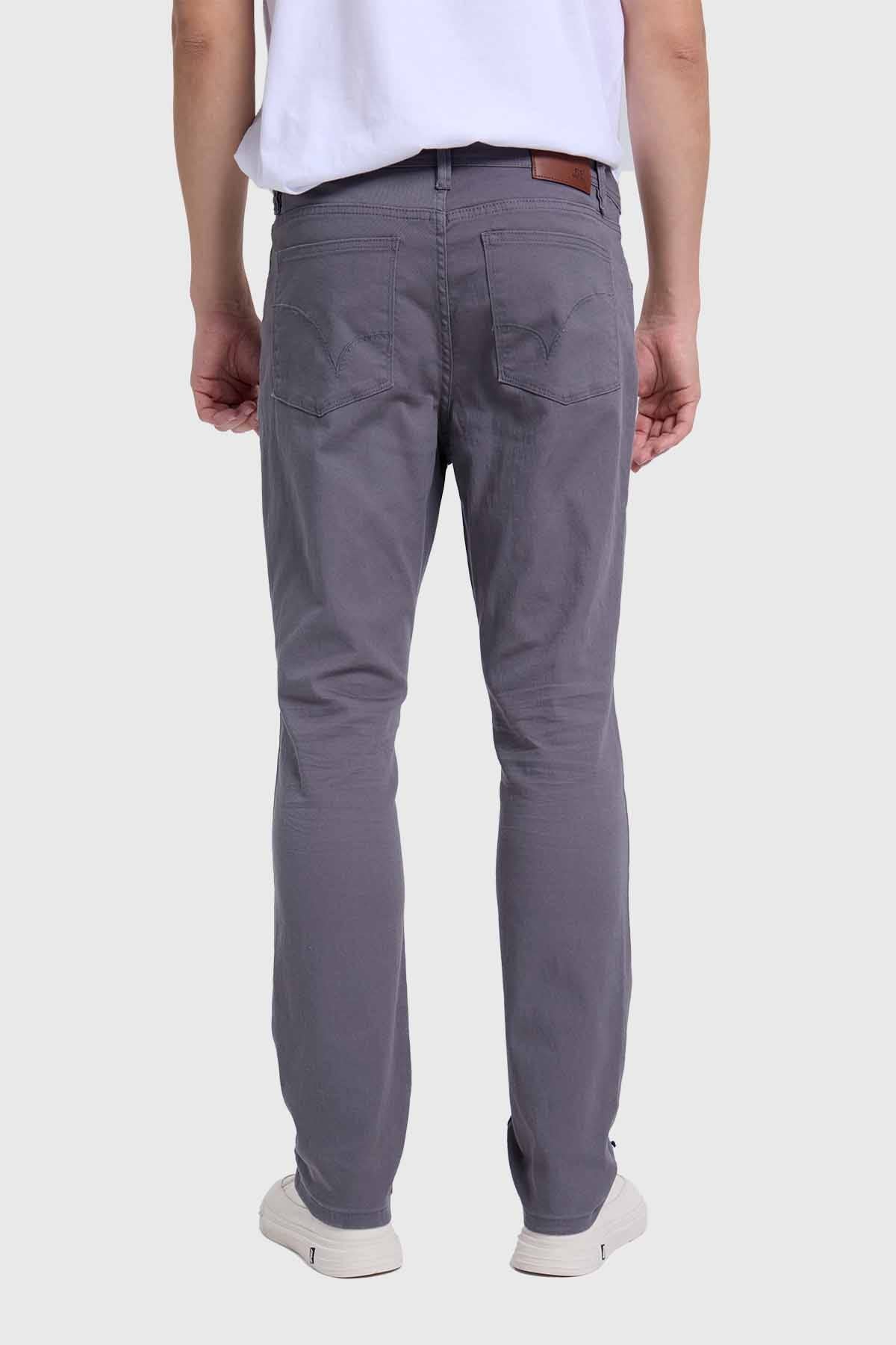 Jeans Hombre Slim Gris