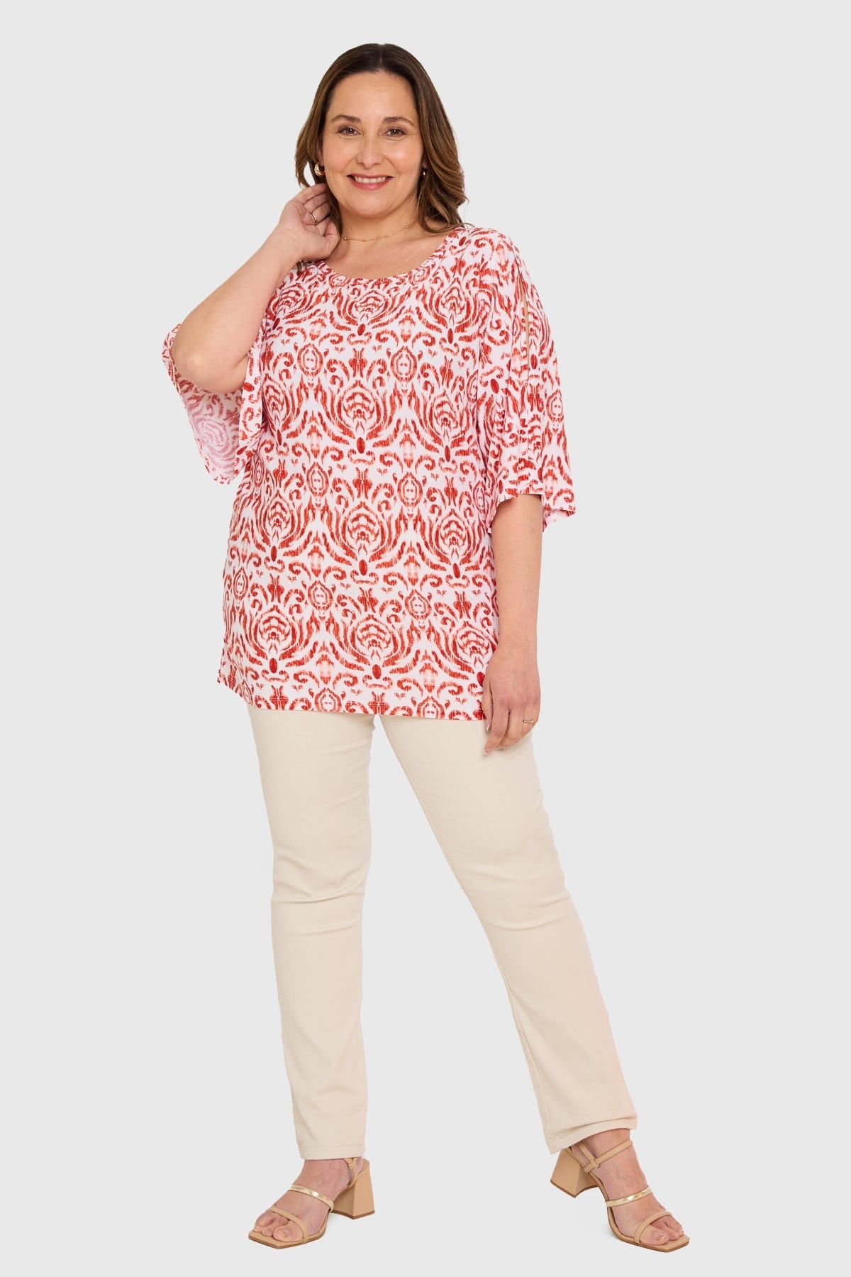 Polera Mujer Corte En Hombros Crudo