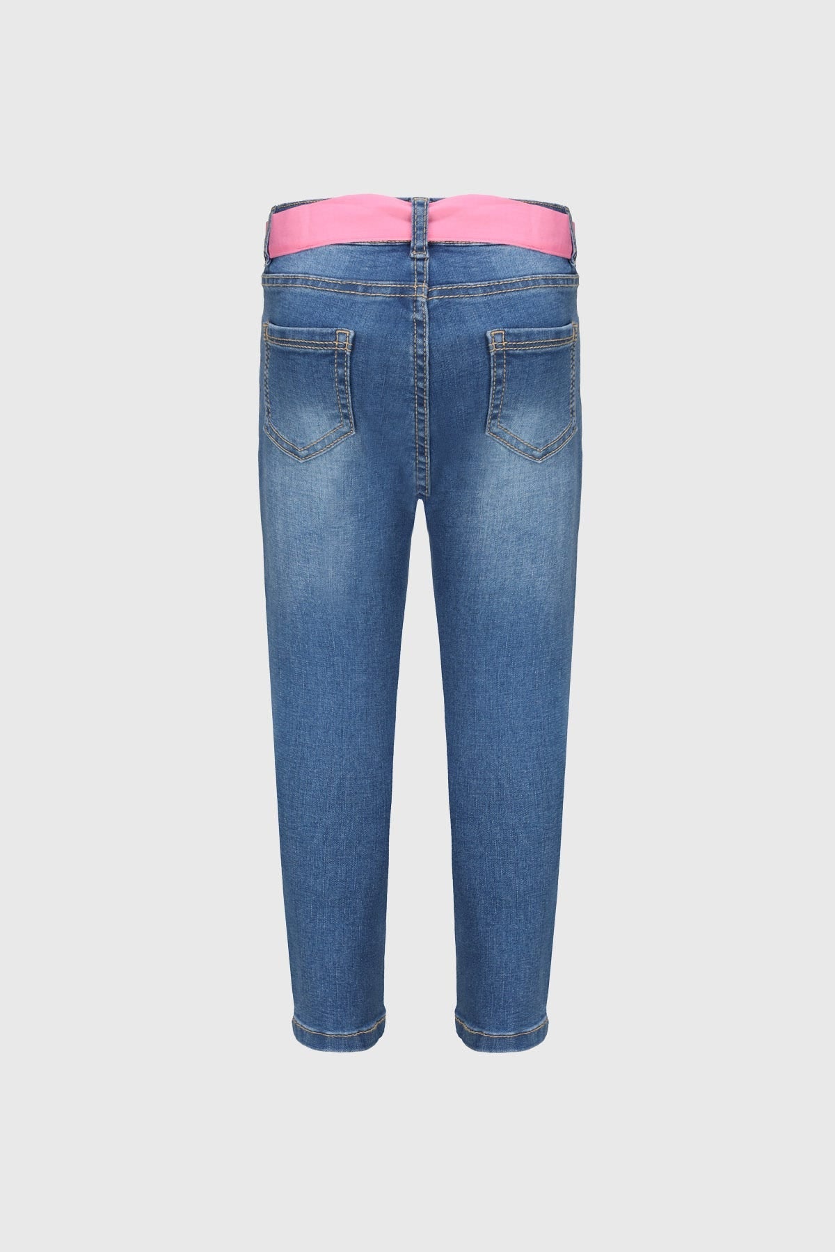 Jeans Niña Básico Azul
