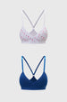 Sostén Mujer Bipack Print Blanco