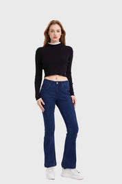 Sweater Mujer Contraste Negro