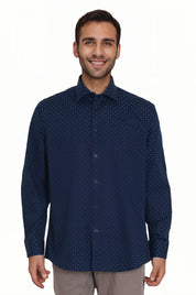 Camisa Hombre Premium Azul Marino