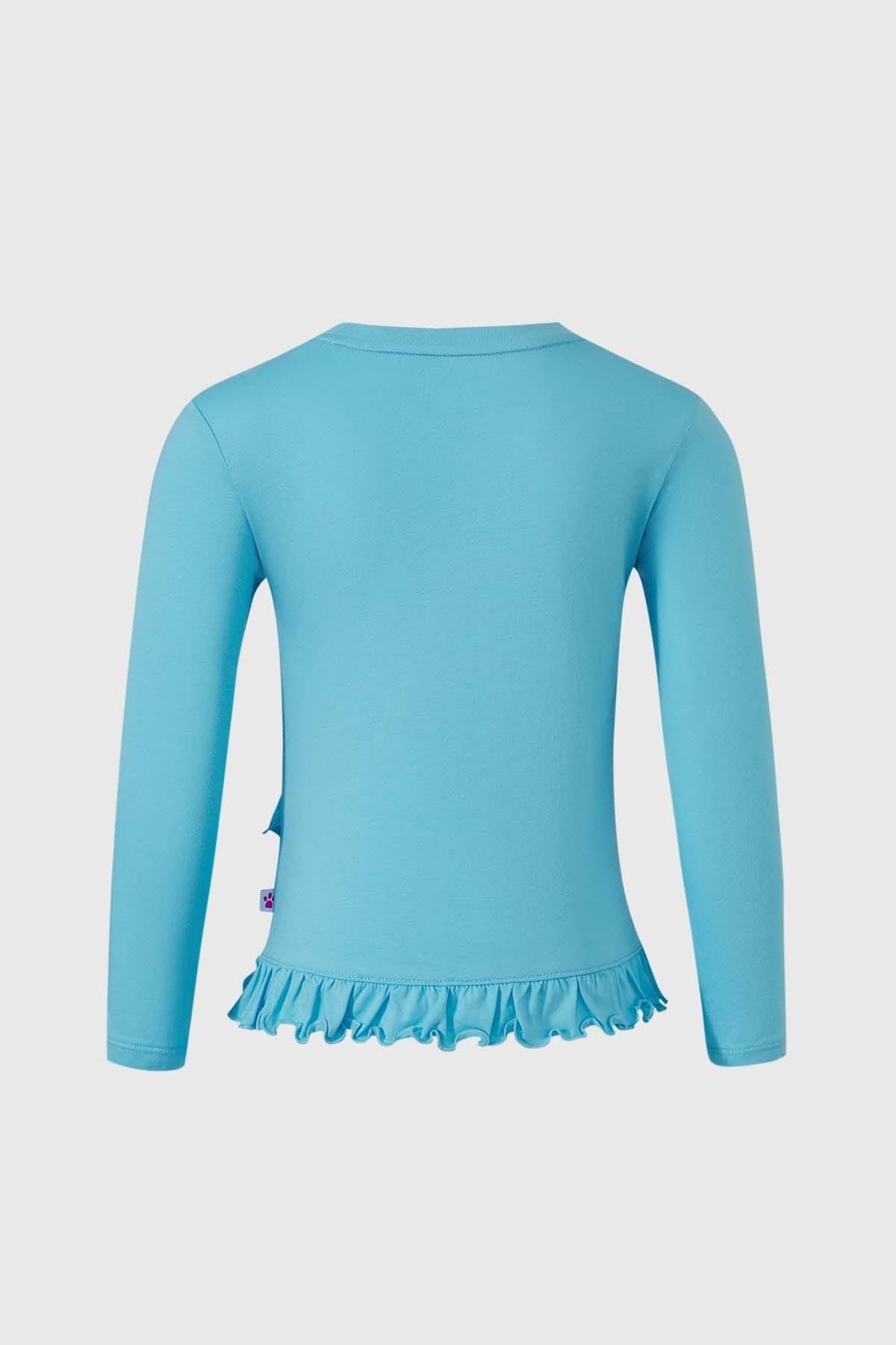 Polera Niña Paw Patrol Celeste