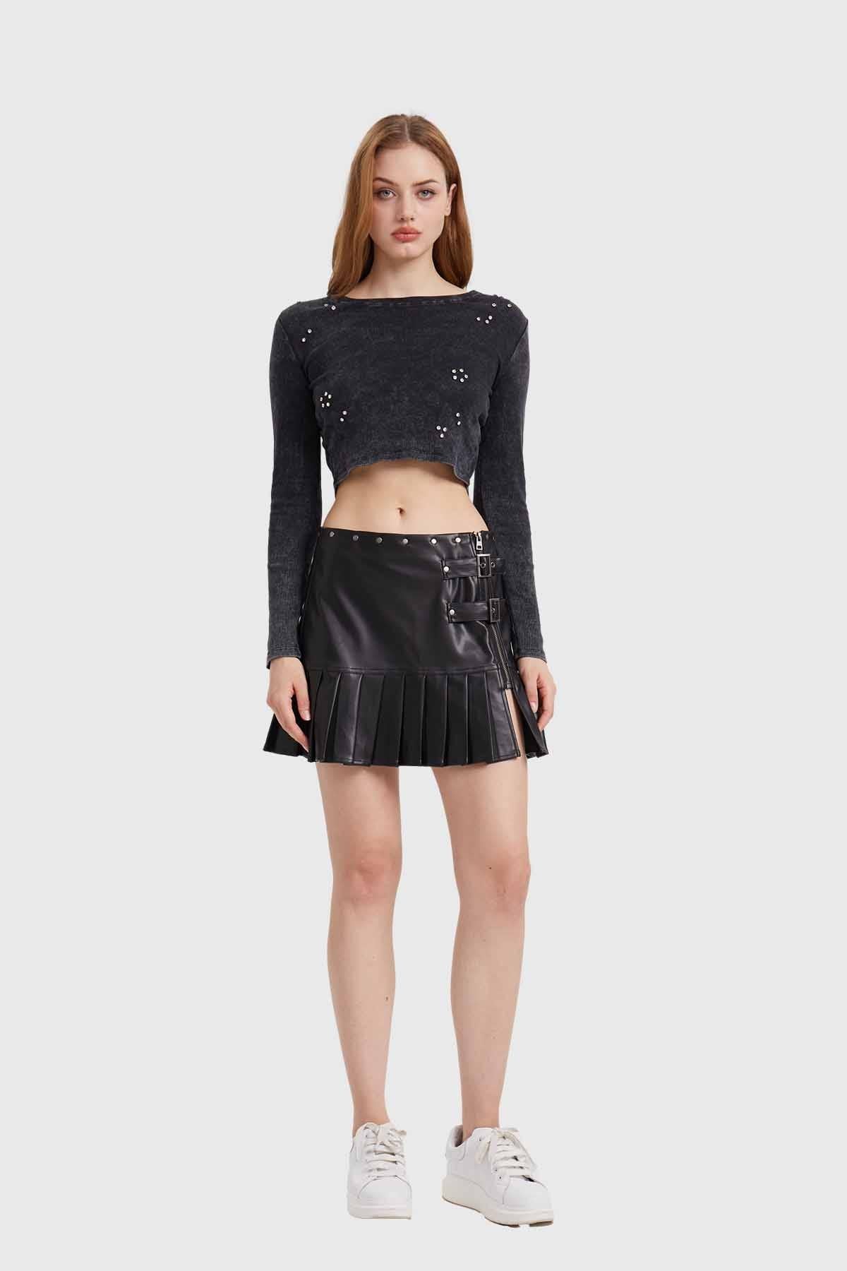 Polera Mujer Joyas Negro