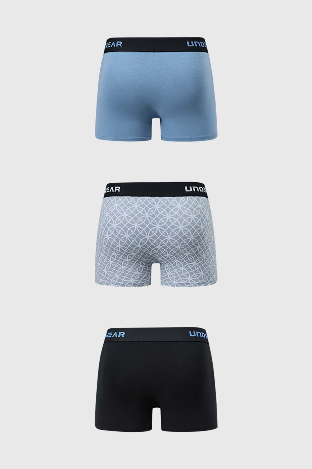 Boxer Hombre Tripack Negro