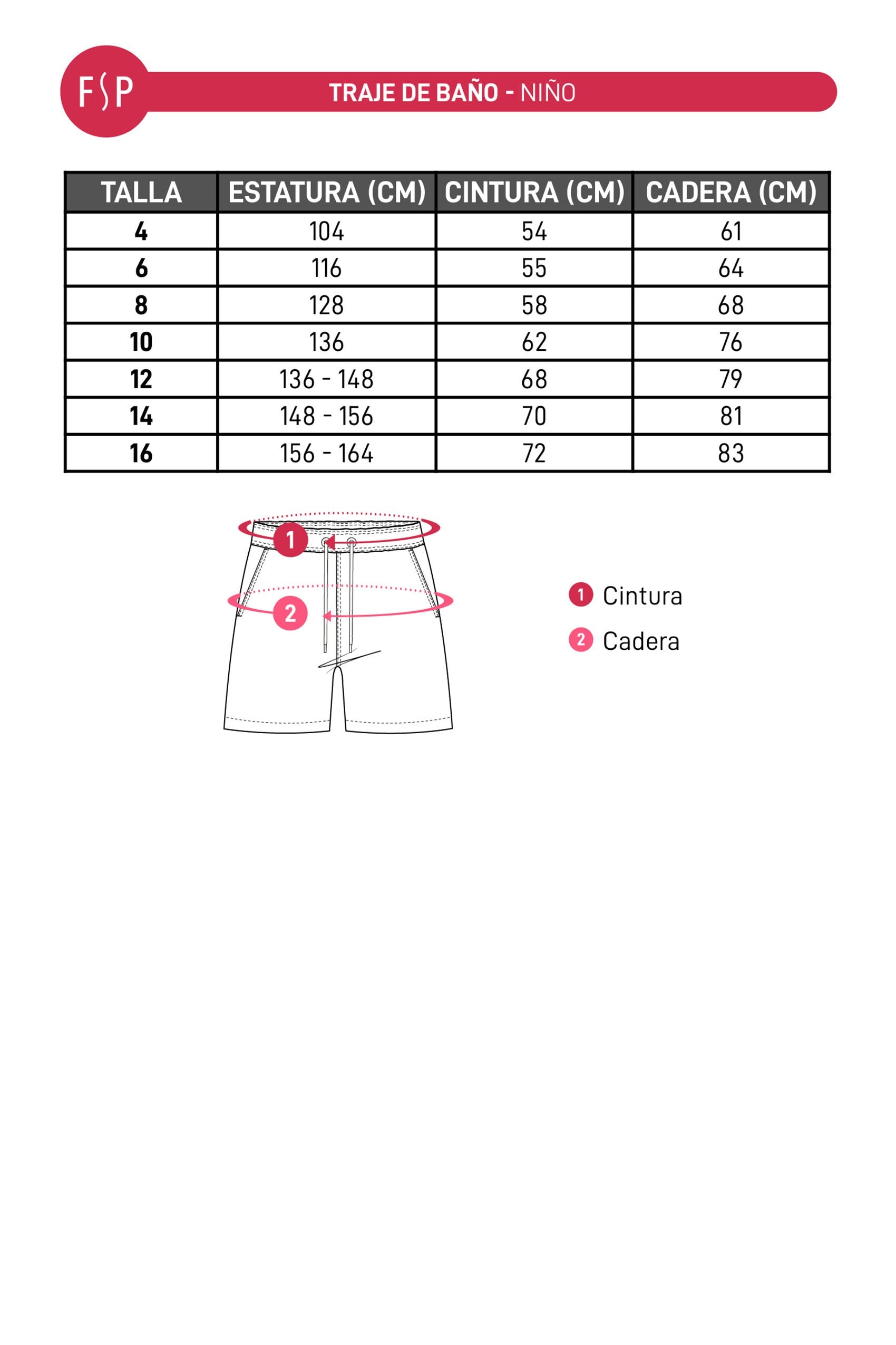 Short De Baño Niño Superman Rojo