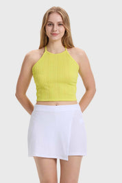 Polera Mujer Tiras Cuello Verde