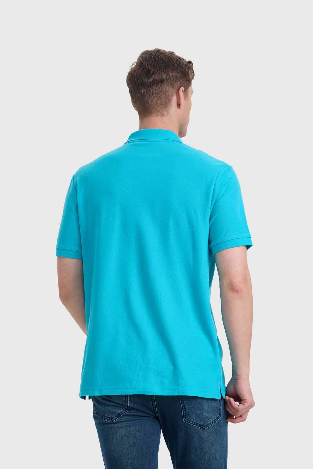 Polera Hombre Piqué Básica Calipso