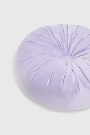 Cojín Unisex Velvet Redondo Lila