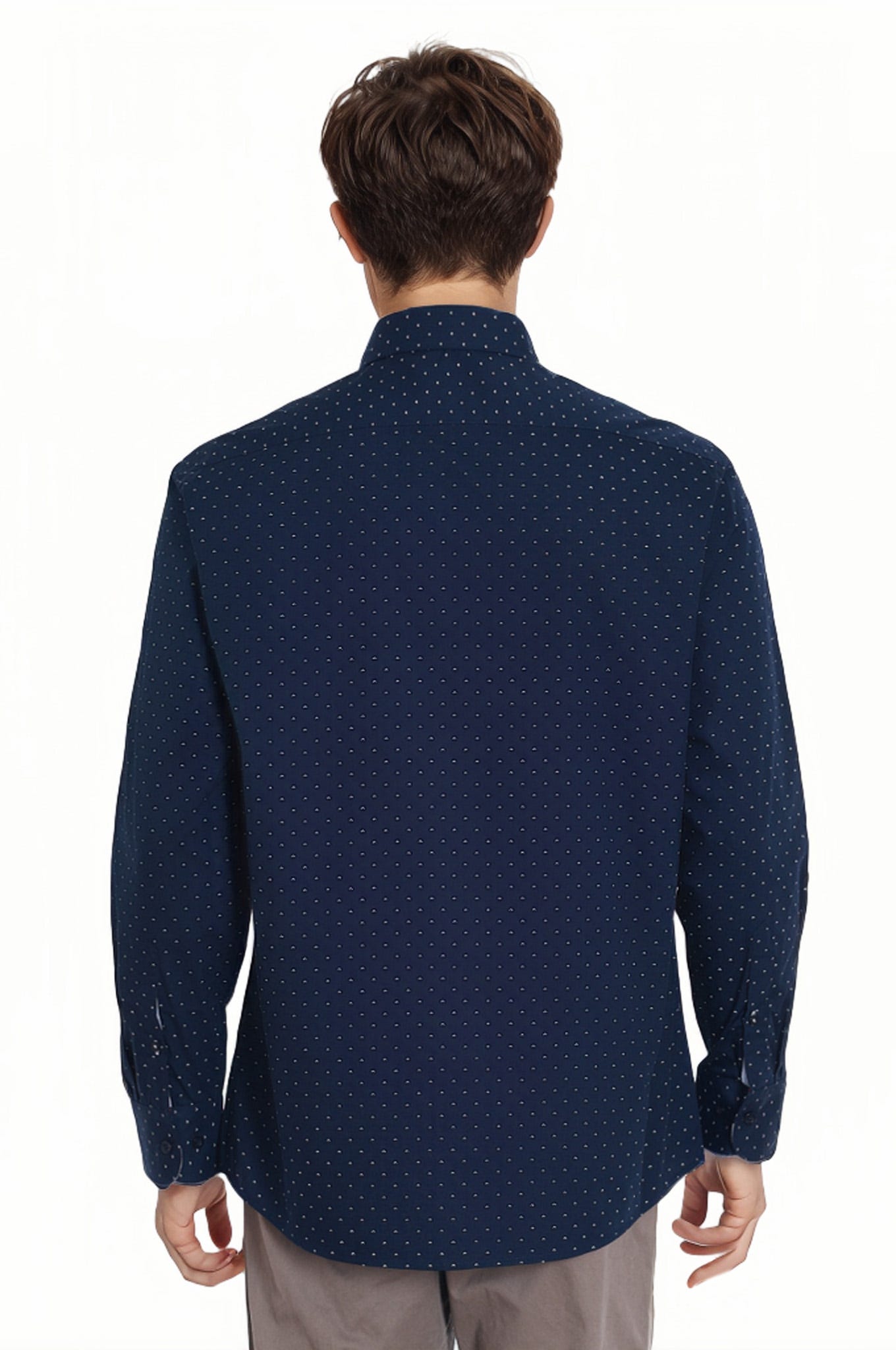 Camisa Hombre Premium Azul Marino