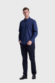 Camisa Hombre Fantasía Azul