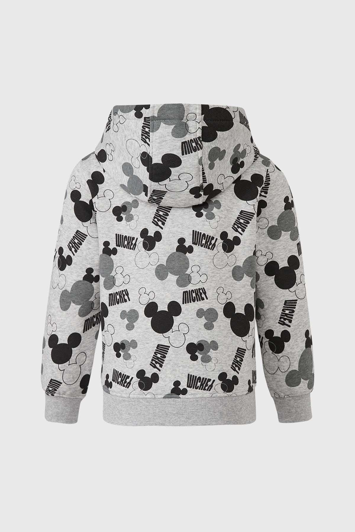 Polerón Niño Mickey Y Sus Amigos Gris