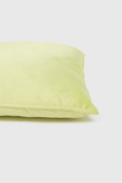 Cojín Unisex Velvet Liso Verde Limon