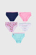 Calzón Niña 5Pack Pantaleta Azul