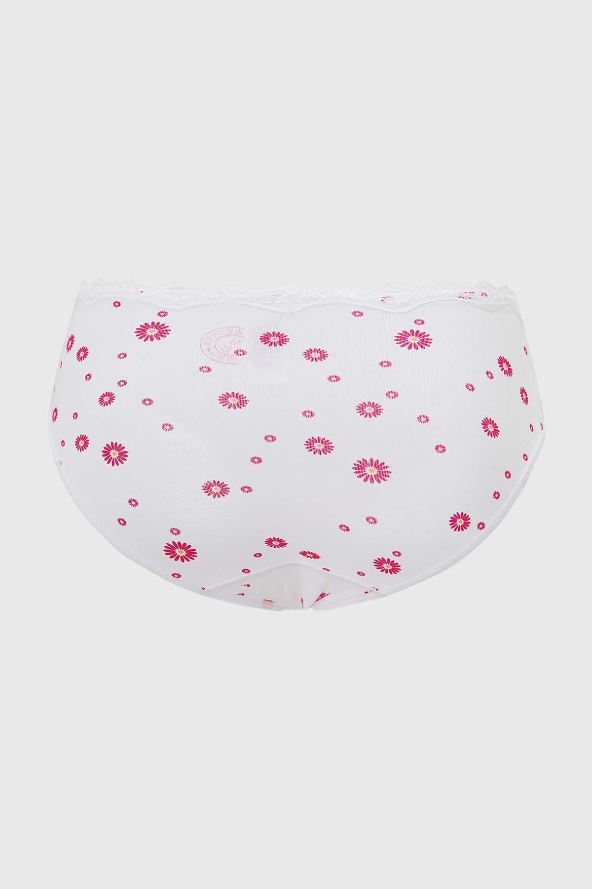 Calzón Pantaleta Detalle Cinta Blanco