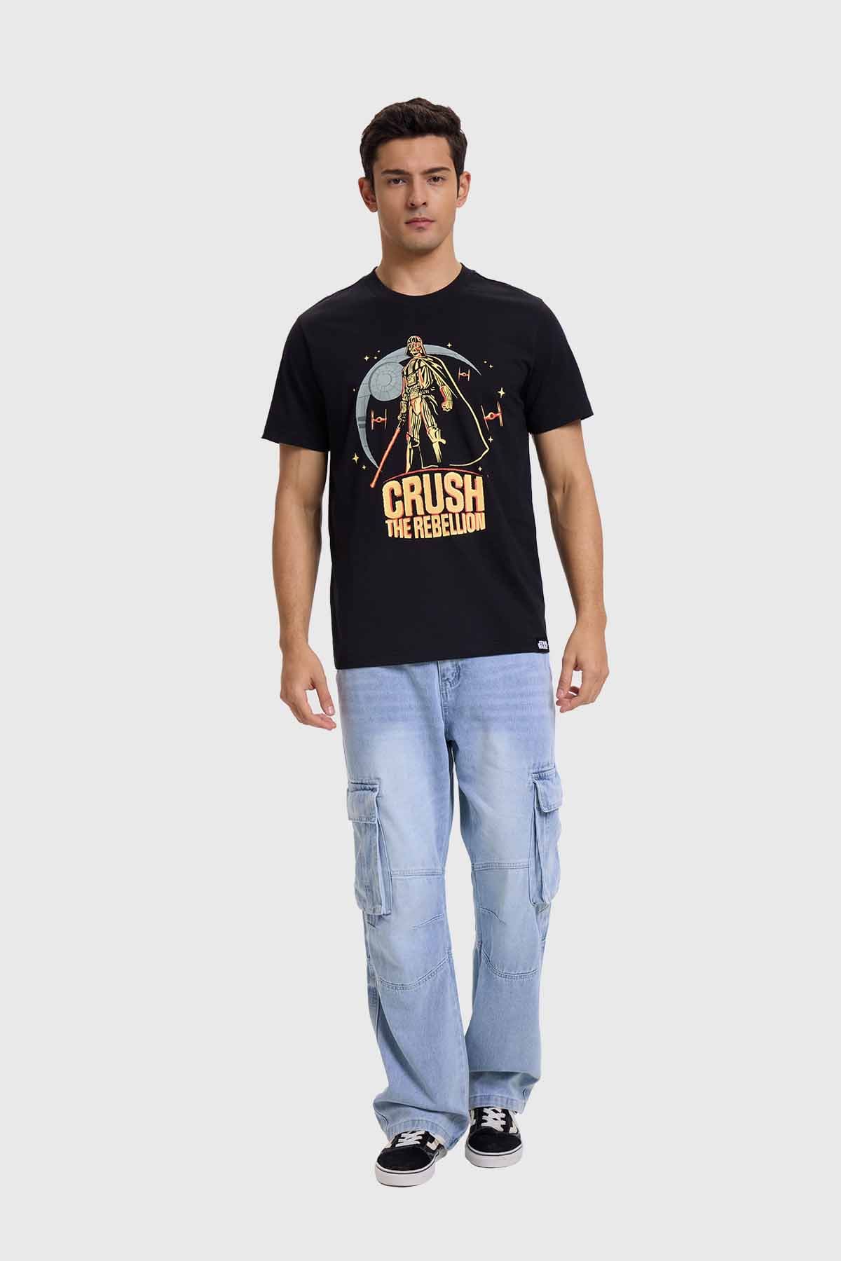 Polera Hombre Darth Negro