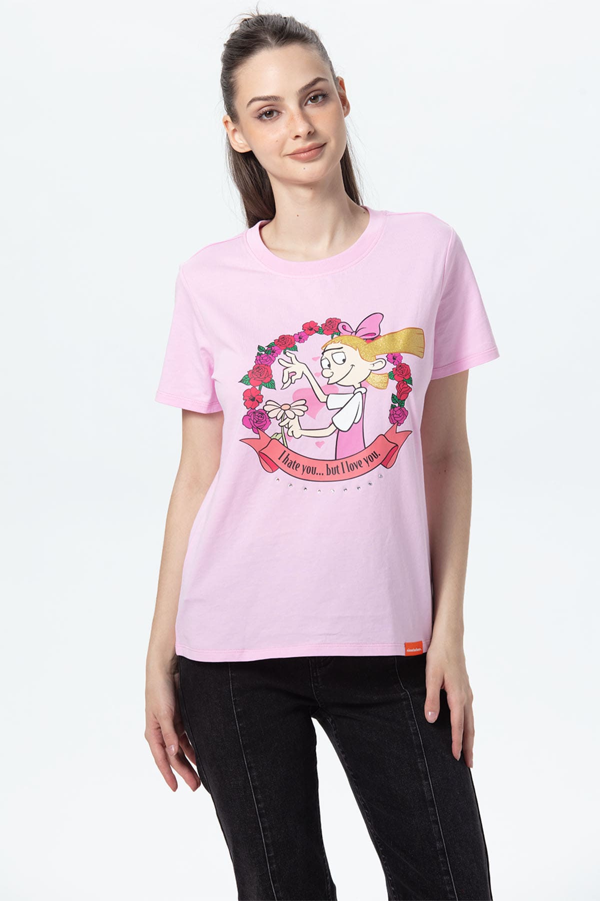 Polera Mujer Hey Arnold Rosado