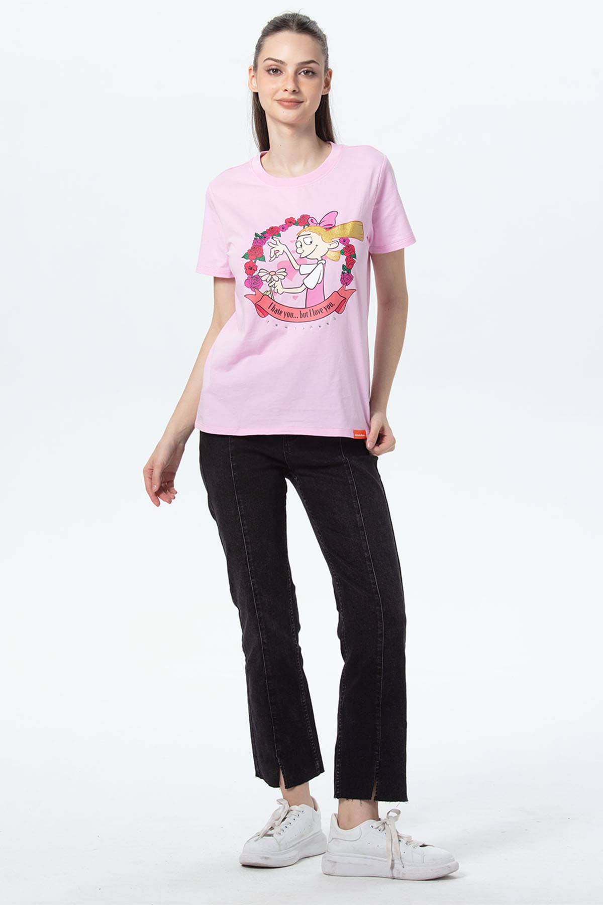 Polera Mujer Hey Arnold Rosado