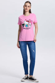 Polera Mujer Hello Kitty Rosado