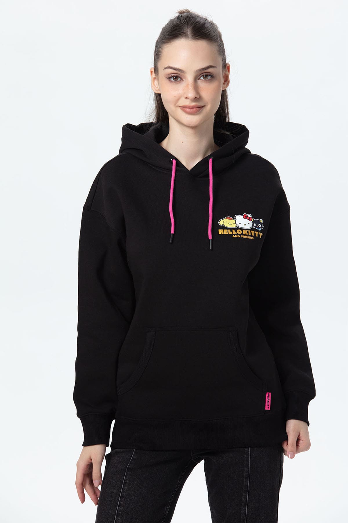Polerón Mujer Hello Kitty Negro