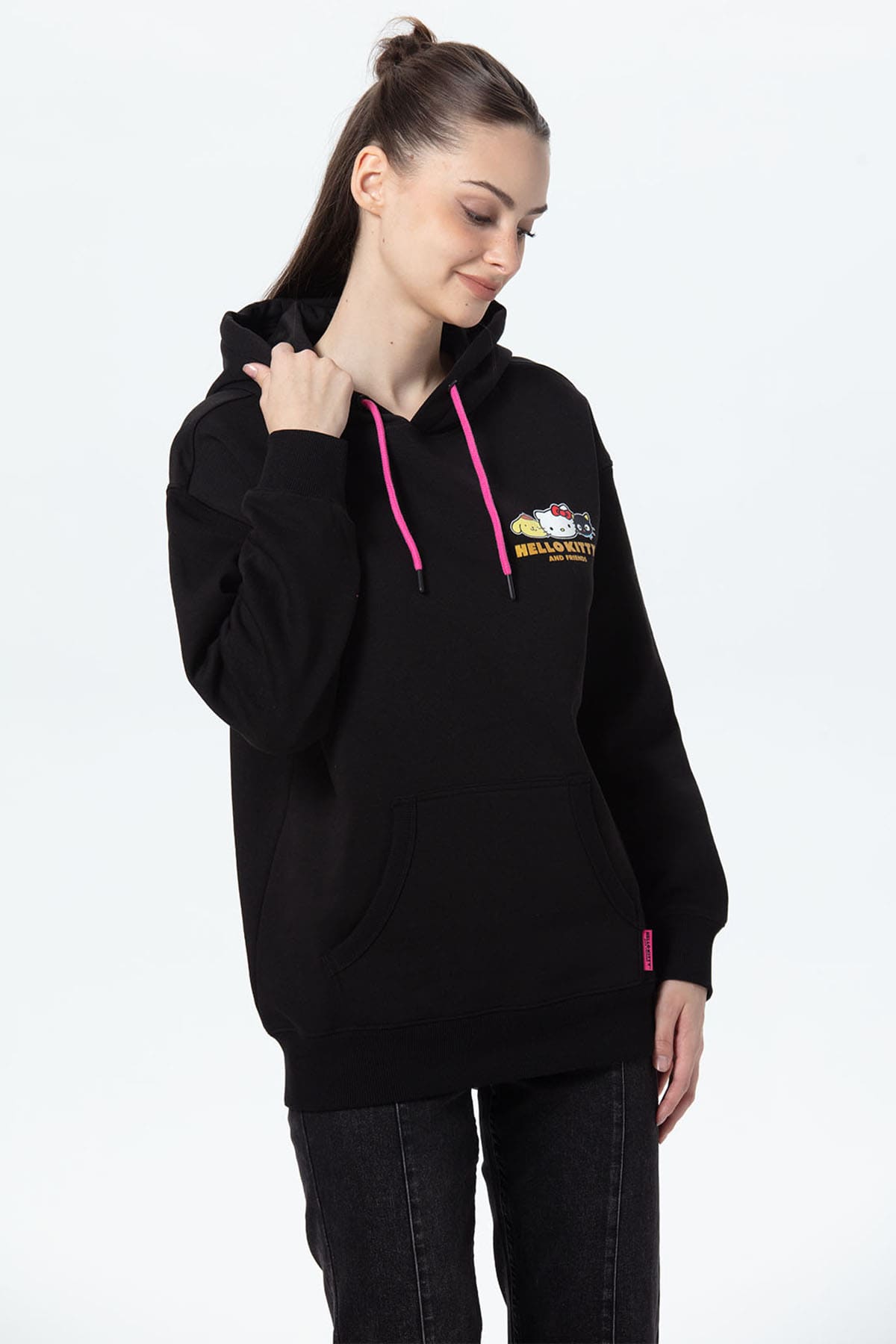 Polerón Mujer Hello Kitty Negro