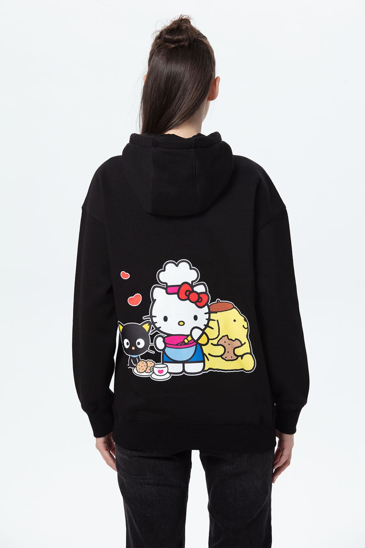 Polerón Mujer Hello Kitty Negro