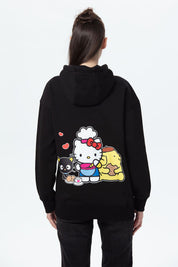 Polerón Mujer Hello Kitty Negro