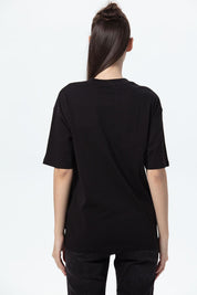 Polera Mujer Oversize Hello Kitty Negro