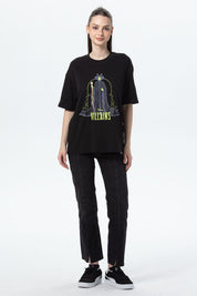 Polera Mujer Oversize Negro