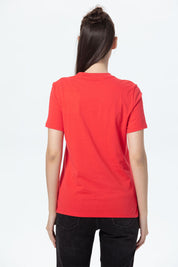 Polera Mujer Hello Kitty Rojo