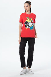 Polera Mujer Hello Kitty Rojo