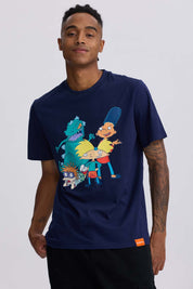 Polera Hombre Nick Azul Marino