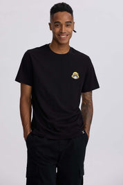 Polera Hombre One Pie Negro