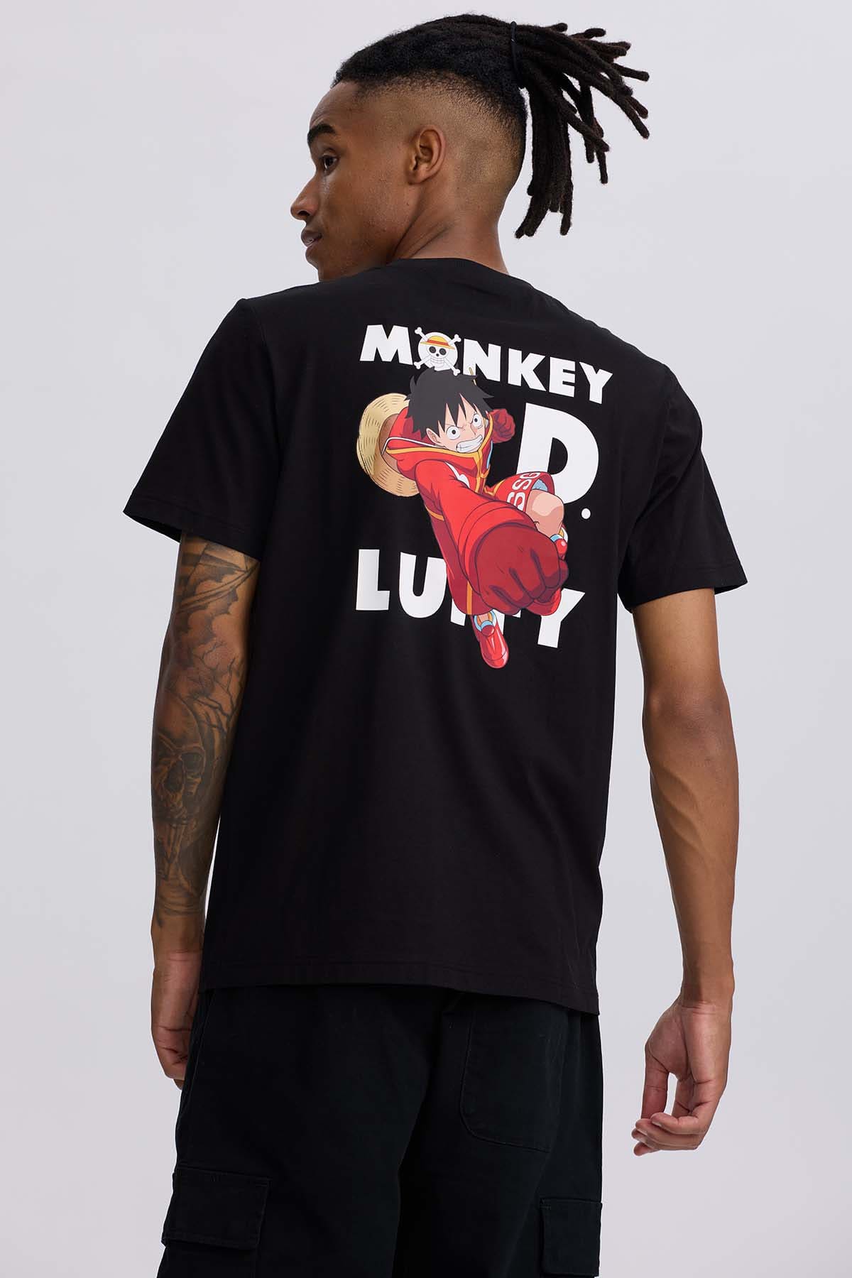 Polera Hombre One Pie Negro