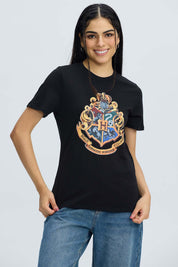 Polera Mujer Harry Potter Negro
