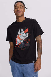 Polera Hombre Halcón Negro