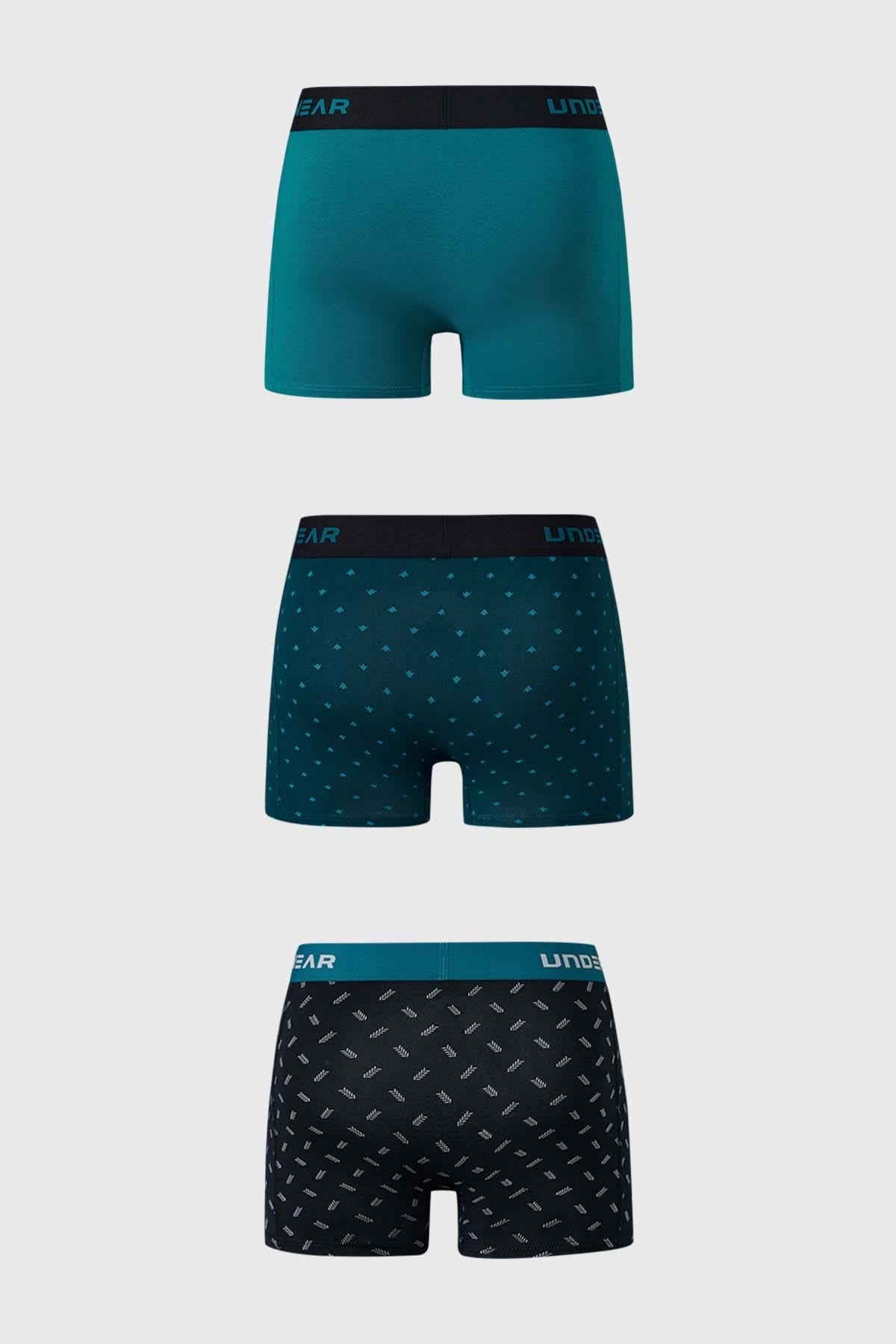 Boxer Hombre Tripack Petróleo