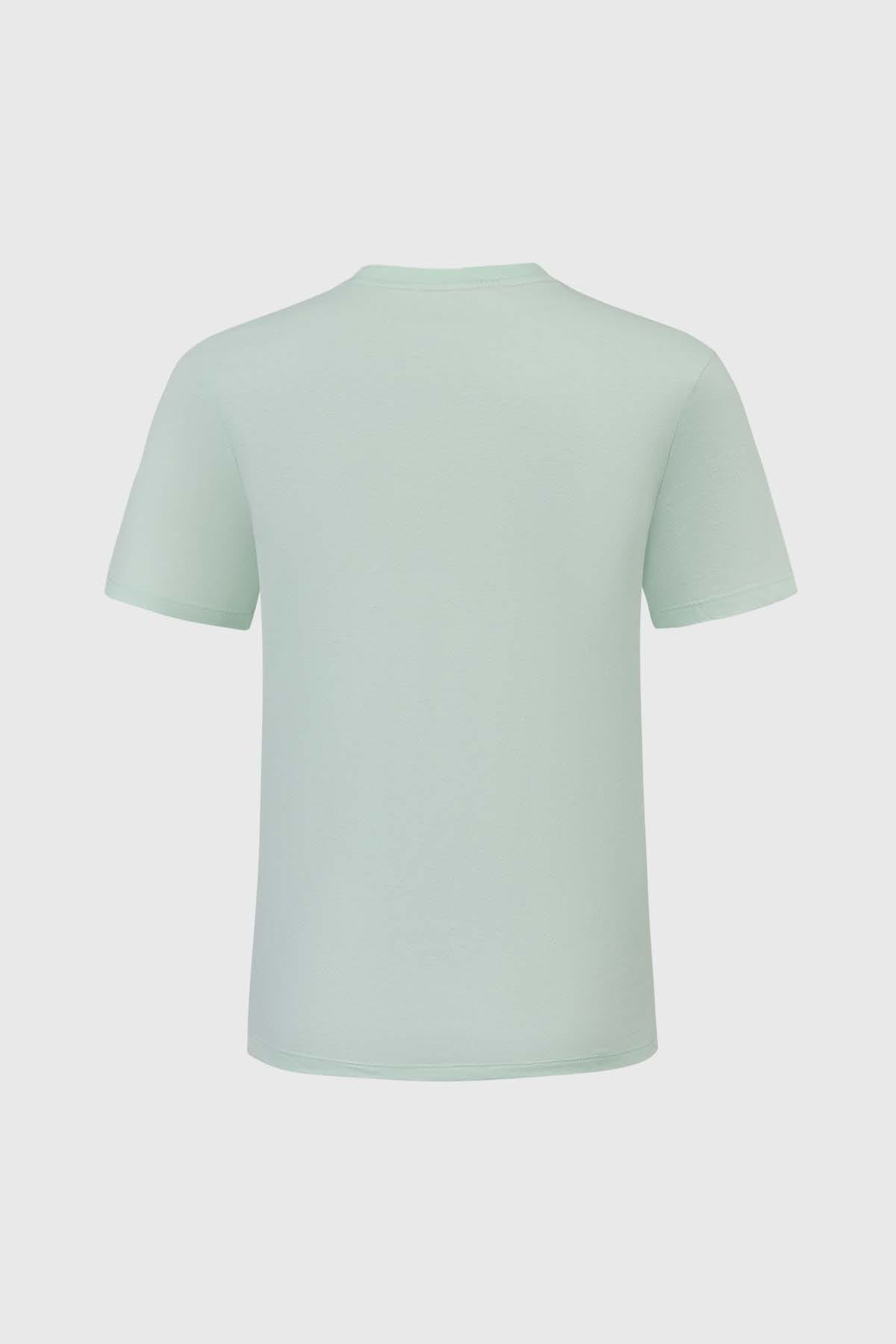 Polera Niño Básica Turquesa