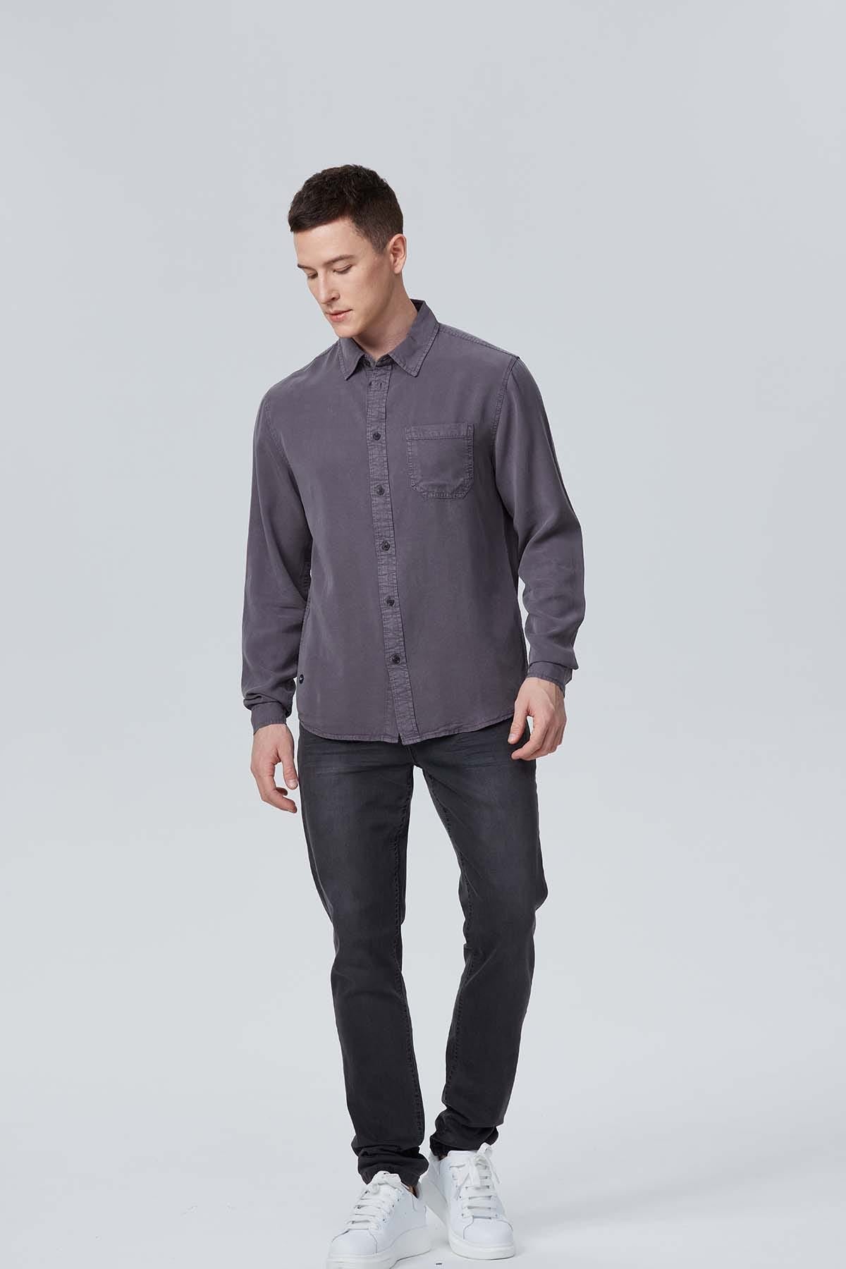 Jeans Hombre Skinny Gris