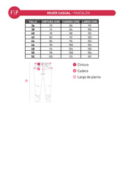 Pantalón Mujer Slim Tobillero Azul