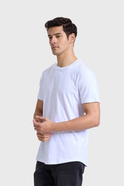 Polera Hombre Long Fit Básica Blanco