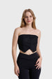 Blazer Mujer Strapless Negro