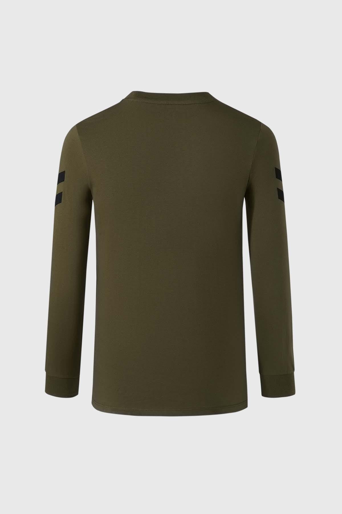 Polera Niño Con Print Verde