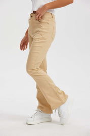 Pantalón Mujer Flare Arena Beige
