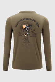 Polera Niño Estampado Verde