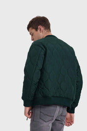 Chaqueta Hombre Bomber Verde