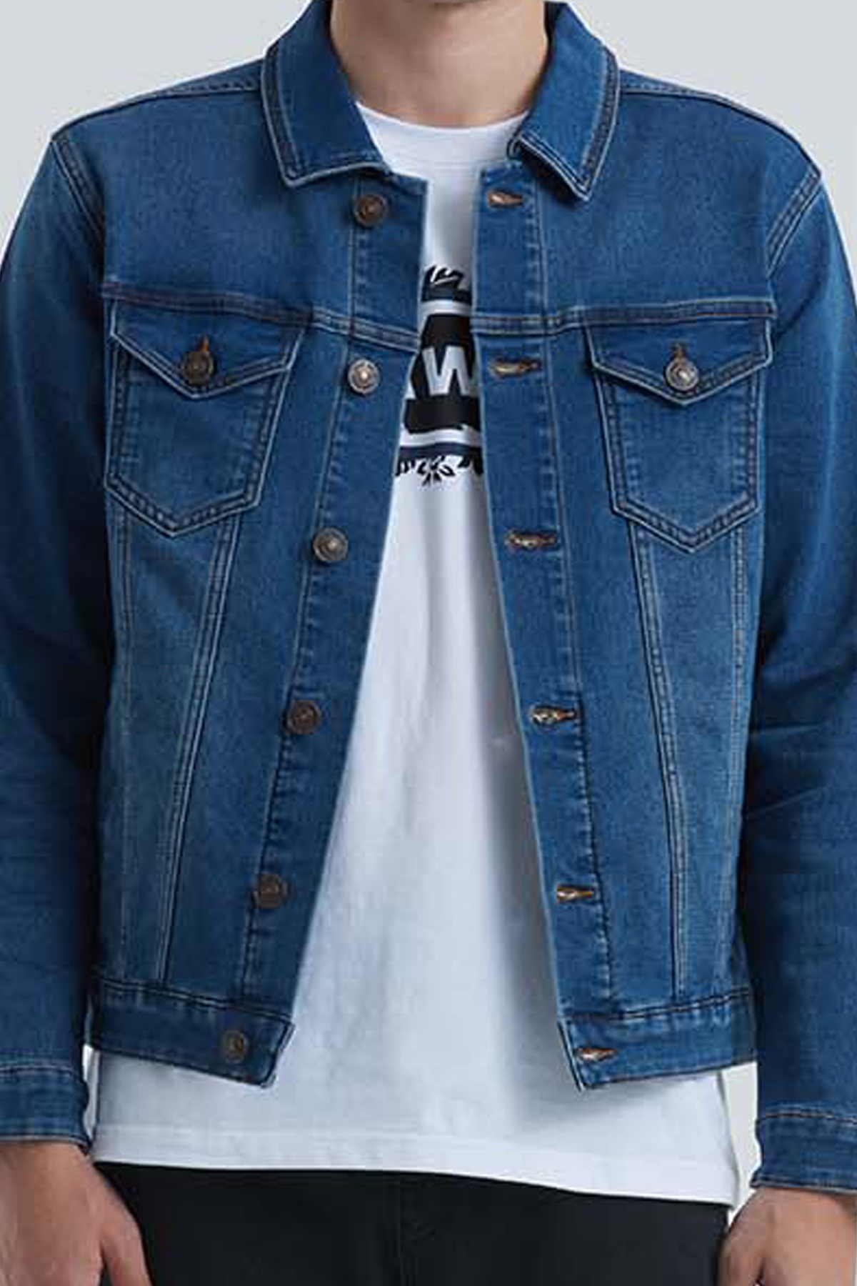 Chaqueta Hombre Azul